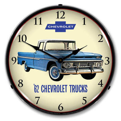 Collectable Sign and Clock - 1962 Chevrolet Truck Clock