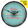 Collectable Sign and Clock - Add Your Name Greeting From Postcard Clock