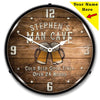 Collectable Sign and Clock - Add Your name Man Cave Clock