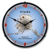 Collectable Sign and Clock - Alaska Supports the 2nd Amendment Clock