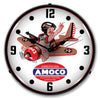 Collectable Sign and Clock - Amoco Avaition Clock