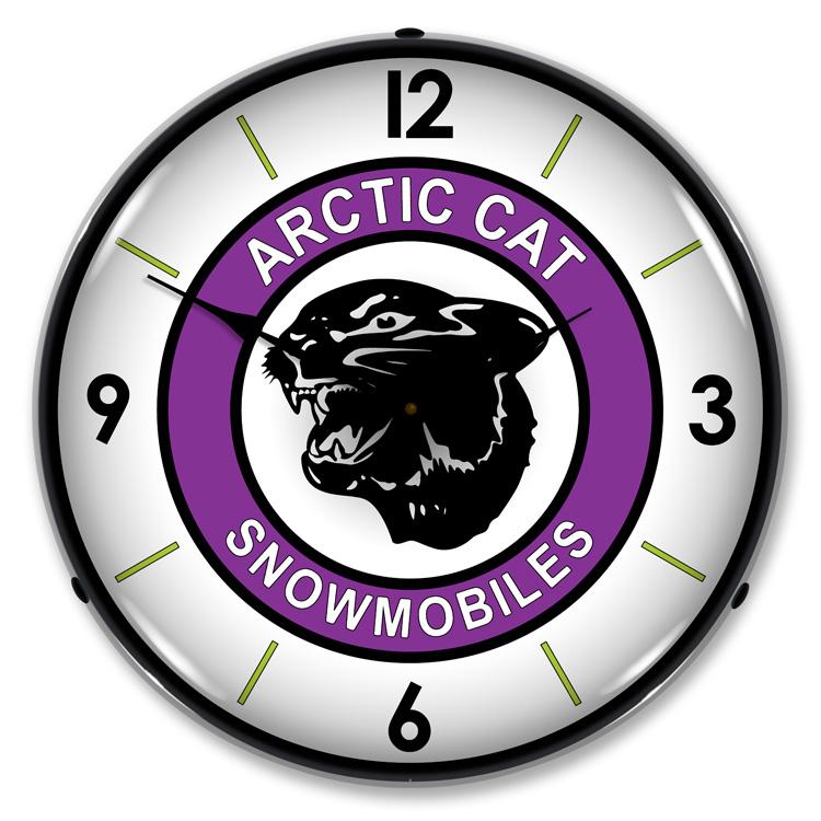 Collectable Sign and Clock - Artic Cat Clock