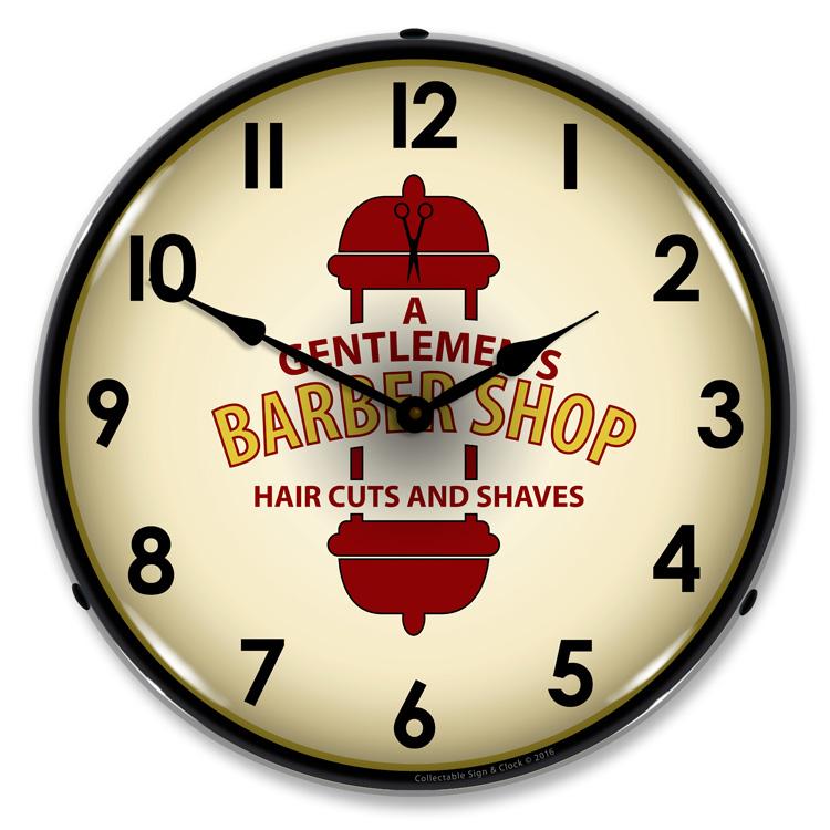 Collectable Sign and Clock - Barber Shop 2 Clock 1601618 – Garage ...