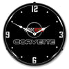 Collectable Sign and Clock - C4 Corvette Black Tie Clock