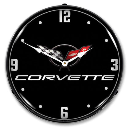 Collectable Sign and Clock - C5 Corvette Black Tie Clock