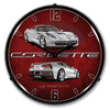Collectable Sign and Clock - C7 Corvette Blade Silver Clock