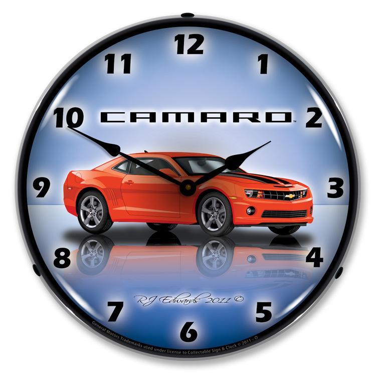 Collectable Sign and Clock - Camaro  SS  g5 Clock