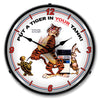 Collectable Sign and Clock - Esso Tiger Clock