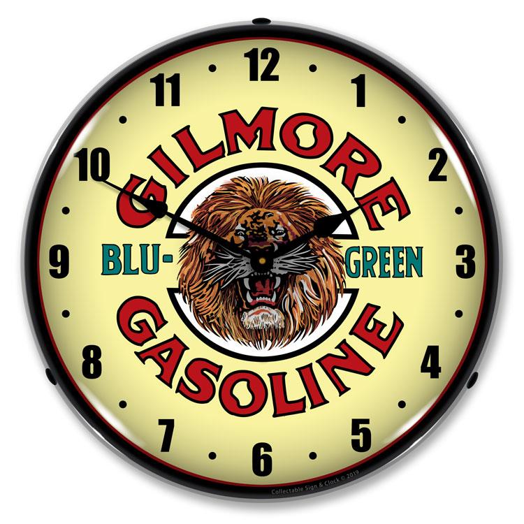 Collectable Sign and Clock - Gilmore Gas Clock