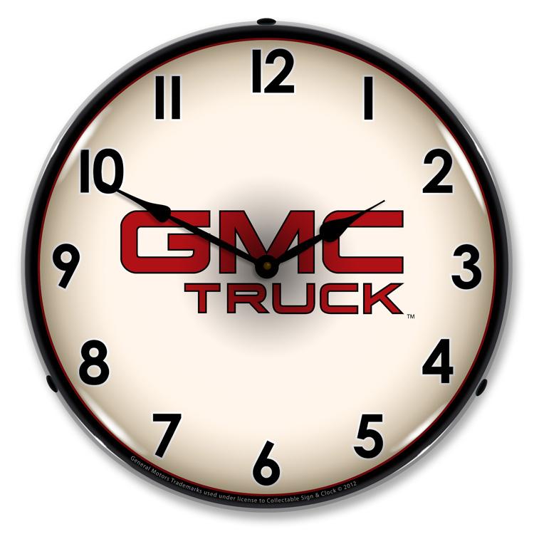 Collectable Sign and Clock - GMC Truck Clock
