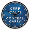 Collectable Sign and Clock - Keep Calm Conceal Carry Clock