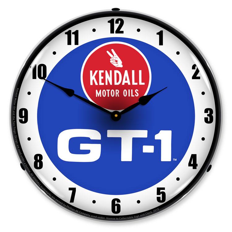 Collectable Sign and Clock - Kendall GT-1 Clock
