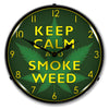 Collectable Sign and Clock - Marijuana  Keep Calm Clock
