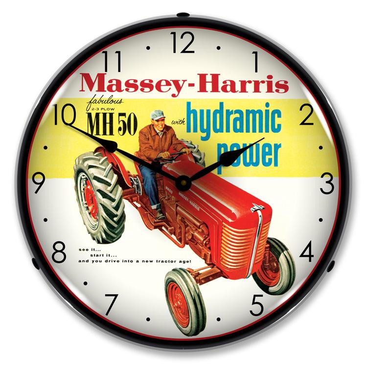 Collectable Sign and Clock - Massey-Harris Clock