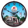 Collectable Sign and Clock - Mobil Station Clock