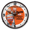 Collectable Sign and Clock - Oilzum HP Oil Clock