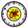 Collectable Sign and Clock - OK Used Cars Clock