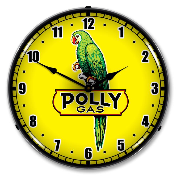 Collectable Sign and Clock - Polly Gas 2 Clock