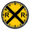 Collectable Sign and Clock - Railroad Crossing Clock
