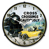 Collectable Sign and Clock - Railroad Safety 2 Clock