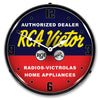 Collectable Sign and Clock - RCA Victor Authorized Dealer Clock
