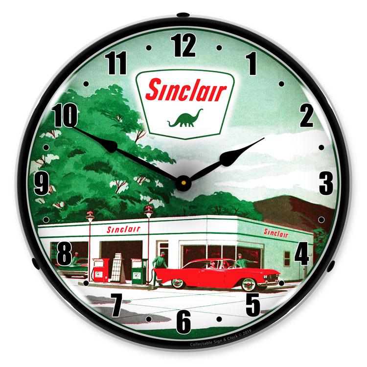 Collectable Sign and Clock - Sinclair Gas Station 2 Clock