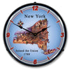 Collectable Sign and Clock - State of New York Clock