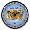 Collectable Sign and Clock - State of North Dakota Clock