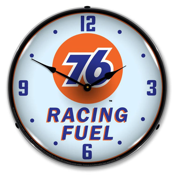 Collectable Sign and Clock - Union 76 Racing Fuel Clock PH661903894 ...