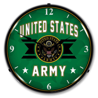 Collectable Sign and Clock - United States Army Clock