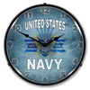 Collectable Sign and Clock - United States Navy Clock