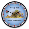 Collectable Sign and Clock - Virginia Supports the 2nd Amendment Clock