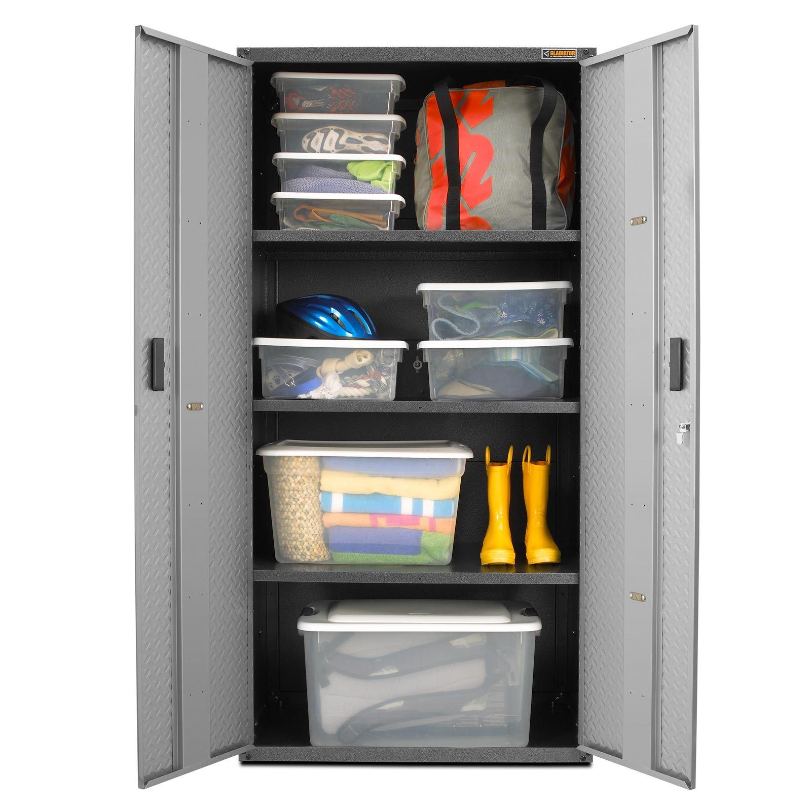 Gladiator GAJG36FDYG Premier Jumbo GearBox Garage Storage Cabinet Quad Kit
