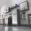 Gladiator GATB302DRG Welded Steel Tall GearBox Garage Storage Cabinet 4 Pack