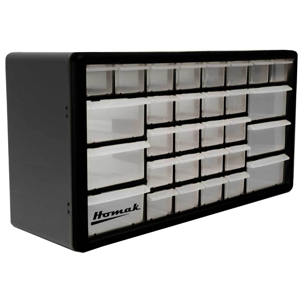 Homaco Racks Homak Parts Organizer w/ 30 Drawers HA01030102 – Garage Cabinets Online