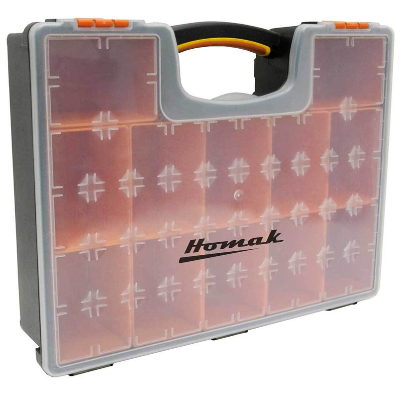 Homak Plastic Organizer w/ 12 Removable Bins