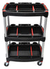 Luxor 3 Shelf tool cart