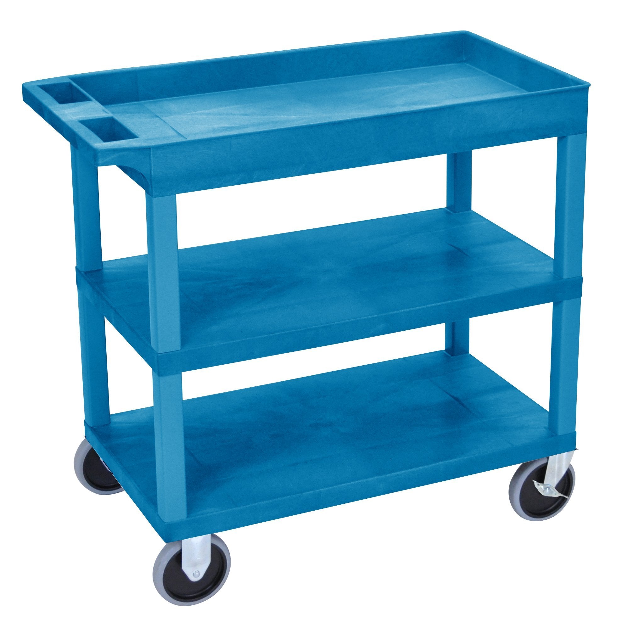 Luxor EC122HD 18x32 Blue Cart 2 Flat With 1 Tub Shelf