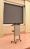 Luxor LX-ADJ-DW Adjustable Height Lectern Podium Mobile Presentation Station.