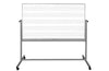 Luxor Reversible Mobile Magnetic 72x48 Magnetic Music Whiteboard
