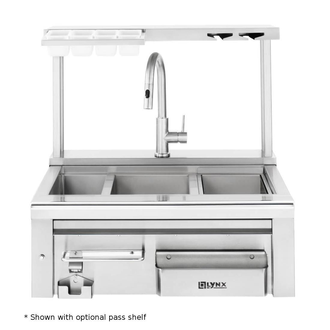 Lynx 30-Inch Built-In Cocktail Station With Sink & Ice Bin Cooler
