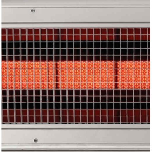 Lynx 48-Inch 35,000 BTU Natural Gas Infrared Patio Heater With Remote And Wall Mount Switch - Stainless Steel - LHEM48-NG