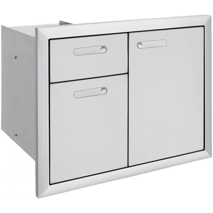 Lynx Ventana 30-Inch Trash Center And Double Drawers - LTA30-4