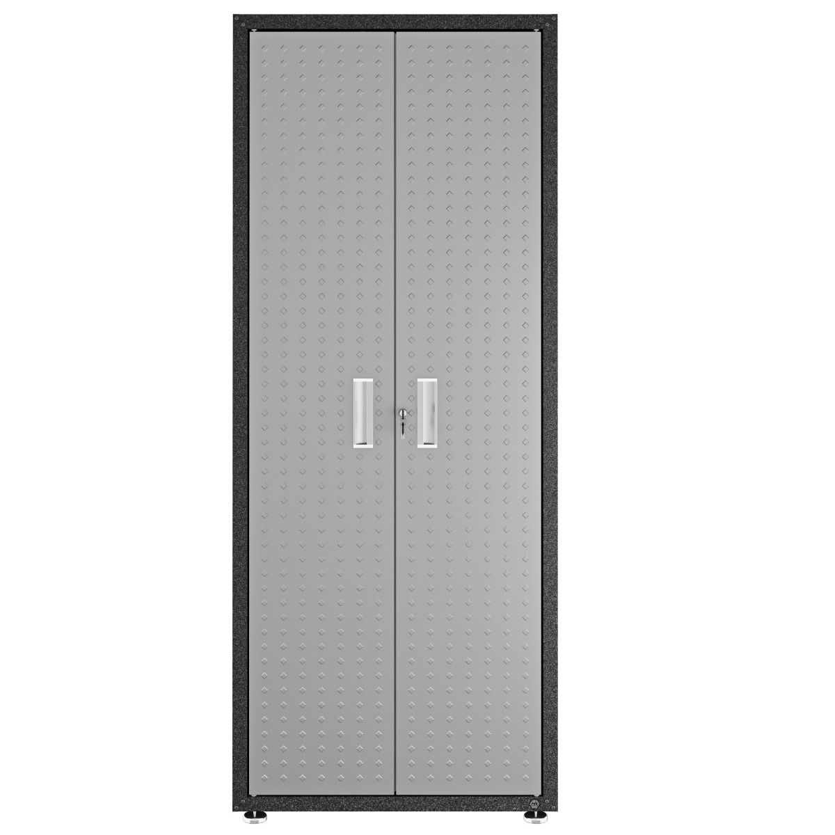 Manhattan Comfort Fortress Tall Garage Cabinet - Grey