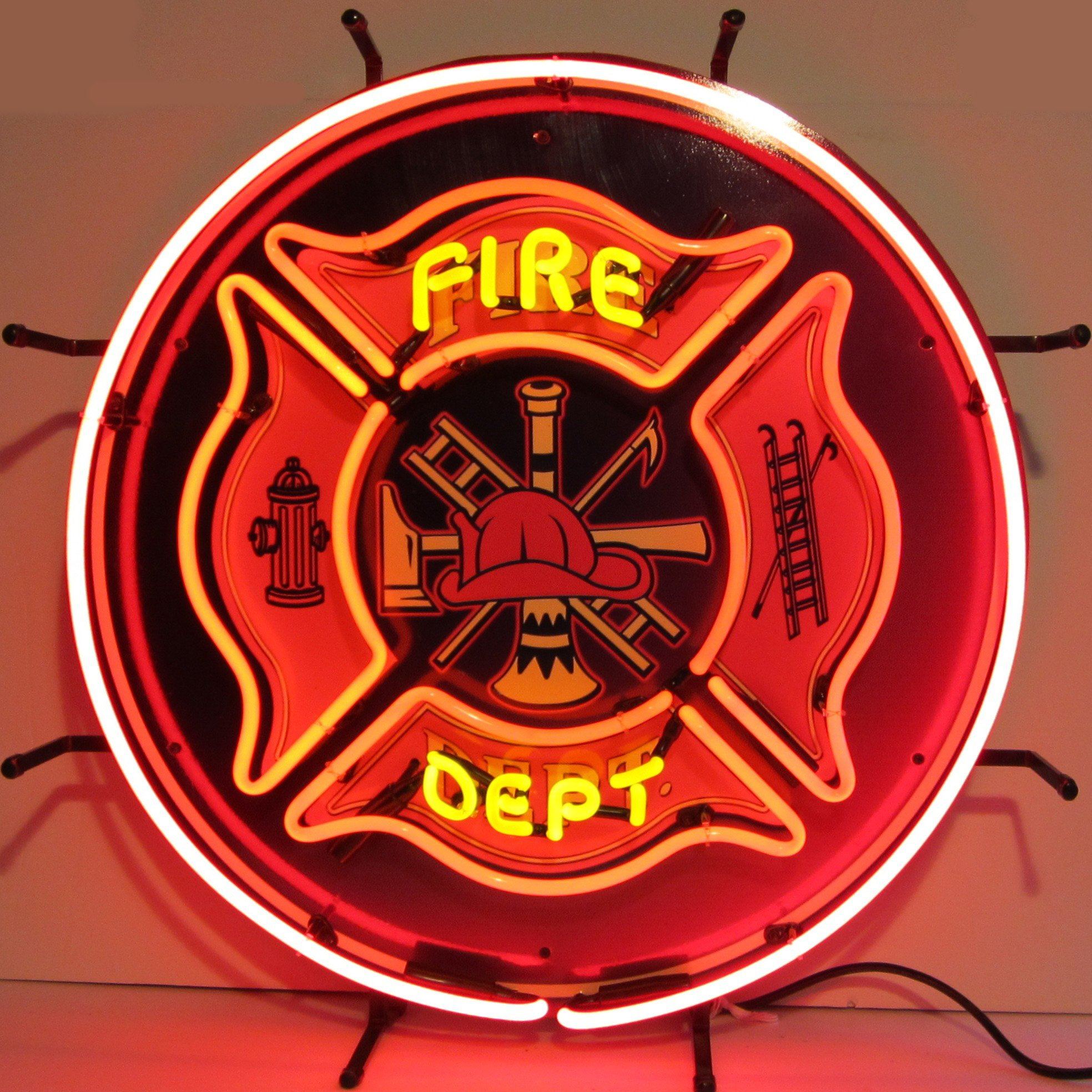 Neonetics Fire Department Neon Sign