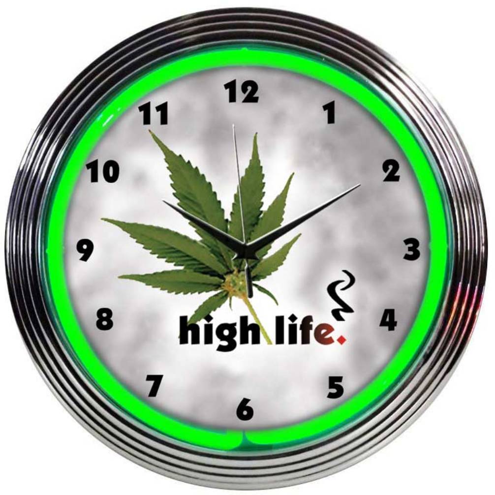 Neonetics HIGH LIFE NEON CLOCK 8HIGHL – Garage Cabinets Online