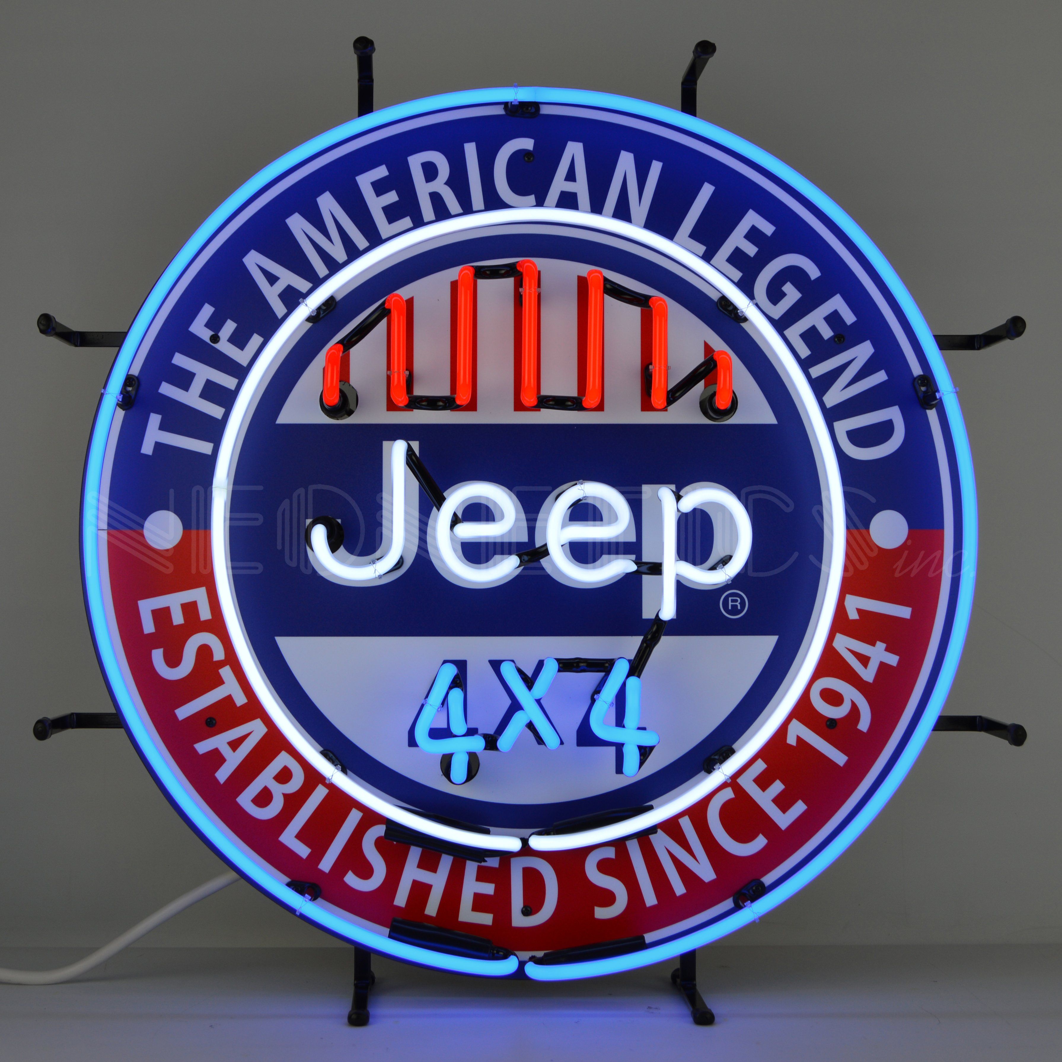 Neonetics Jeep 4X4 The American Legend Neon Sign
