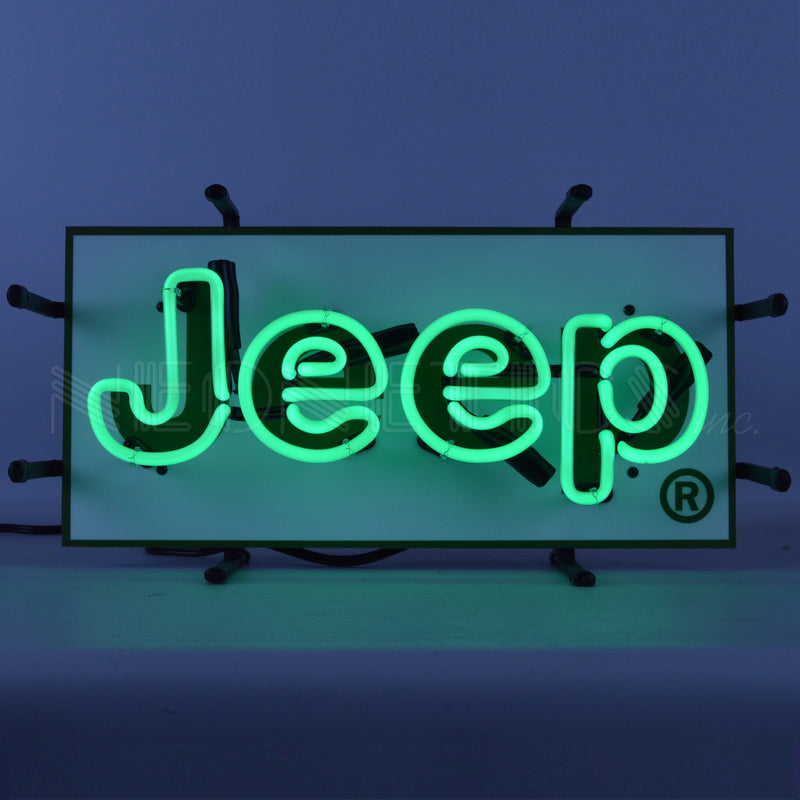 Neonetics Jeep Green Junior Neon Sign