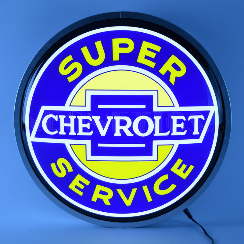 Neonetics Super Chevrolet Service 15 Inch Backlit Led Lighted Sign
