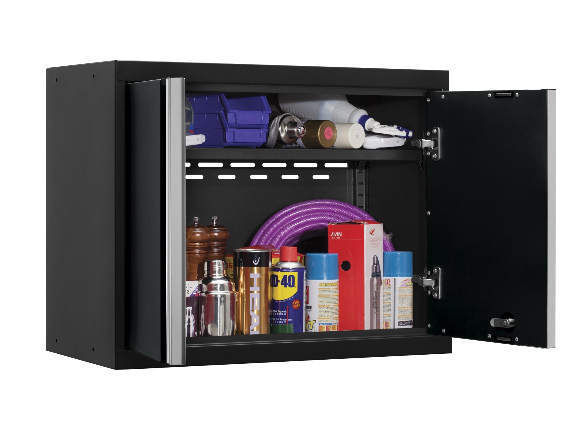 NewAge Pro 3.0 Black Wall Cabinet - 52800 - Storage &